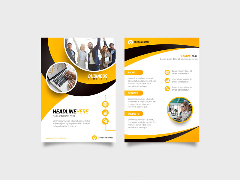 Double Side Leaflet (A3 Size, 120gsm - 310gsm)